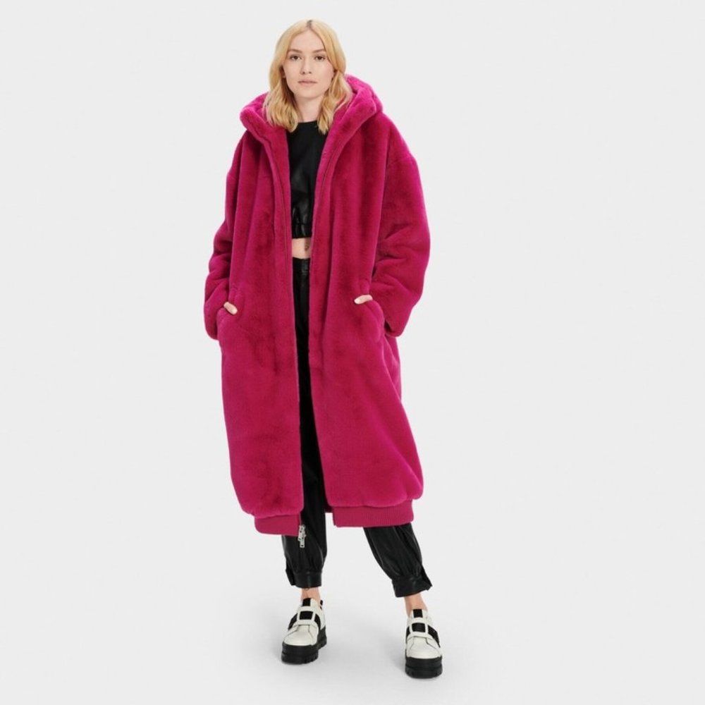 Ugg Women's UGG Koko Hooded Oversize Faux Fur Coat